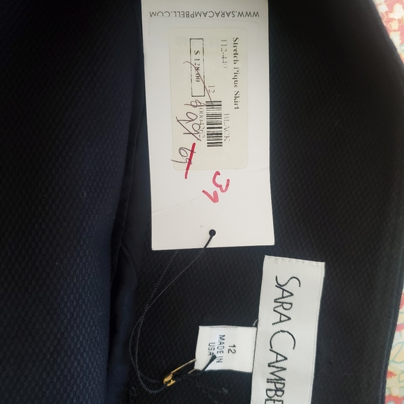 Sara Campbell black skirt, size 12 - Picture 8 of 8